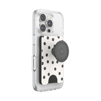 PopSockets Phone Wallet for MagSafe with Grip- Spotlight Dots - color: Spotlight Dots, style: MagSafe Wallet