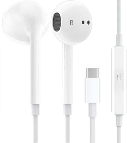 1Pack Wired Earphones with USB-C Connector for iPhone Headphones - size: 1Pack-USB-C