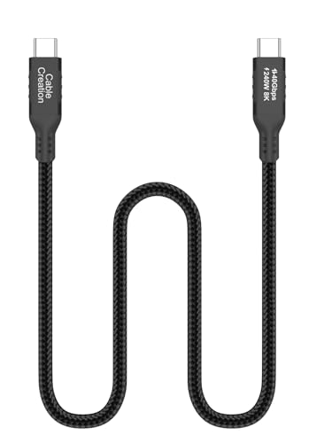 USB 4 Cable,USB C to C for SSD,MacBook Pro, iPhone17,Dock,Auto 1.0ft - color: 40G, size: 1FT-Straight