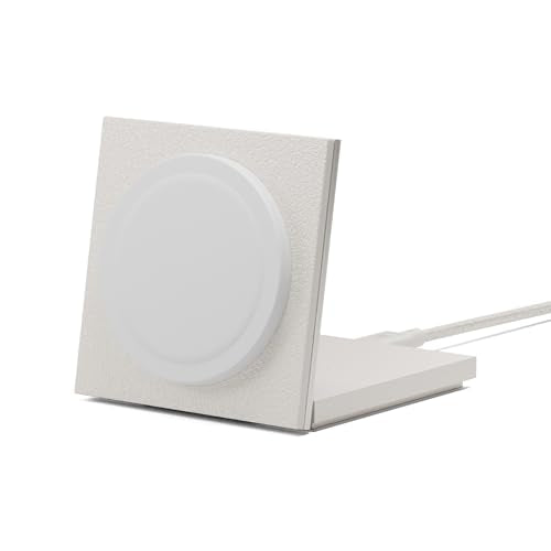 Native Union Rise Magnetic Wireless Charger – Qi2 Certified & MagSafe Compatible – Foldable Fast Charging Stand for iPhone Duo, 18 Pro Max & Other Qi-Compatible Devices – Up to 15W (Sandstone) - color: Sandstone