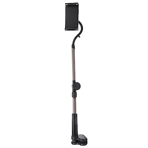 GOTOTOP Tablet Clamp Holder Aluminum Alloy Desk Mount Tablet Holder 360 Rotation 180 Tilt Fits 2.36 to 7.48 in Devices Up to 11 in for Desk Bedside Table Reading Video Calls