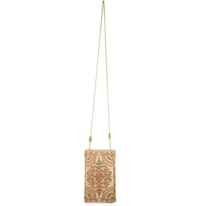 Mary Frances Gentle Touch Beaded Crossbody Phone Bag, Multicolor