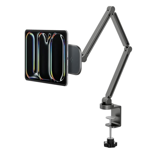 Spigen OneTap Clamp Tablet Stand, Magnetic Multi-Angle - size: Clamp Tablet Stand