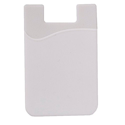AgentWhiteUSA Cell Phone Wallet, Stick on Wallet (3 Pieces) (for Credit Card, Business Card & Id) | Compatible with Almost Every Phone | iPhone, Android & Most Smartphones - color: Grey/Black/White