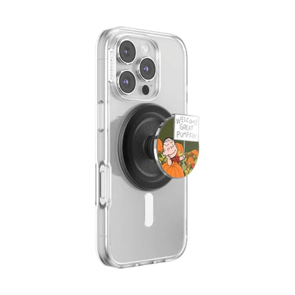 PopSockets Phone Grip for MagSafe, Magnetic Holder- Great Pumpkin - color: Welcome Great Pumpkin, style: MagSafe