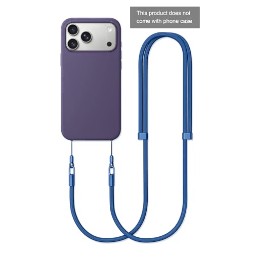 Thickened Crossbody Strap, Shoulder Neck Camera Phone Strap, Dark Blue - color: Dark Blue