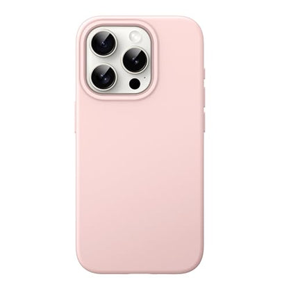 JETech Silicone Case for iPhone 15 Pro Max, Pink | Silky Soft Touch, Shockproof Protection, Scratch Resistant, Microfiber Lining - color: Pink, size: iPhone 15 Pro Max