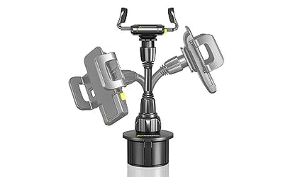 Bracketron TripGrip Cup Holder Car Phone Holder Mount with Expandable Base - style: Cup Holder Mount