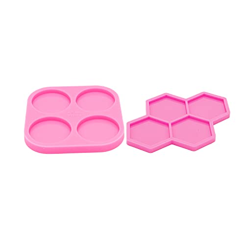 Super Glossy Resin Mold Phone Grip Epoxy Molds, Silicone Molds for Badge Reel DIY Telephone Stands Design (YMDY0533+DY1123) - color: YMDY0533+DY1123