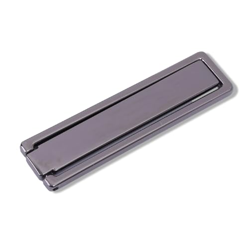 Universal Mini Folding Mobile Phone Kickstand Self-Adhesive Ultra Thin Tablet Stand Mount for Smart Phone Holder,Black - color: Black