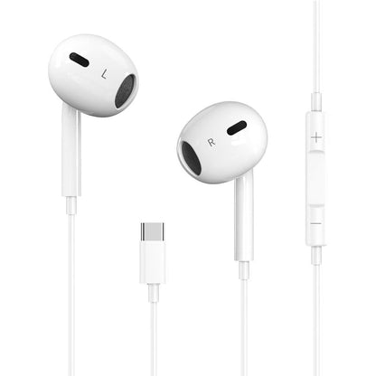 USB C Headphones for iPhone 17/16/15 Pro Max Plus Earbuds,Type C Earphones