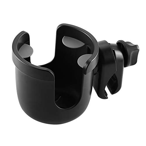 Accmor Stroller Cup Holder, Drinks Holder Bike Walker Wheelchair - color: All Black