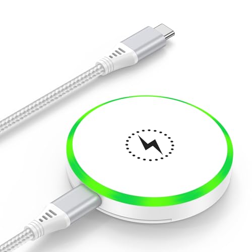 25W Magnetic Wireless Charger Fast Charging Pad MagSafe Charging Station - color: White-2