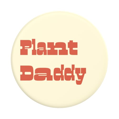PopSockets Adhesive Phone Grip, Holder, Phone Stand, Orange - Plant Daddy - color: Plant Daddy, style: Adhesive