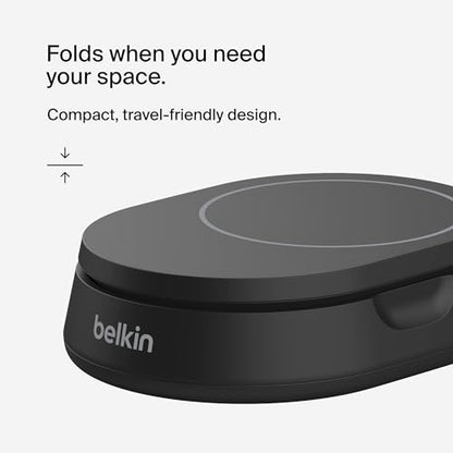 Belkin Qi2 15W Magnetic Wireless Charging Stand, Convertible (2 Pack) - color: Black, style: 2-Pack No Power Supply