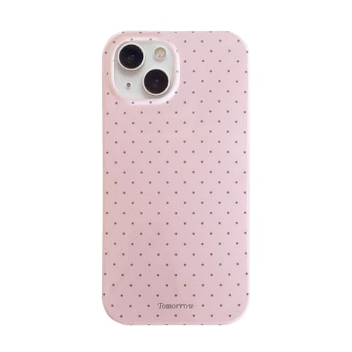 inewateri Compatible for iPhone 15 Case with Cute Fashion Polka Dot Aesthetics Design Simple Case for Soft TPU Slim Protection Case for iPhone 15-Pink - color: Pink, size: iPhone 15