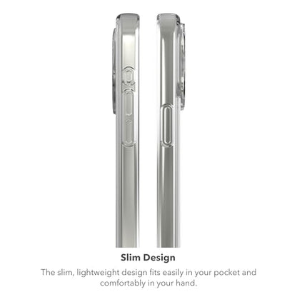 ZAGG Crystal Palace Snap iPhone 15 Pro Clear Phone Case - Drop Protection (13ft/4m), Durable Graphene, Anti-Yellowing, and Scratch-Resistant MagSafe Phone Case - size: iPhone 15 Pro, style: With Magsafe