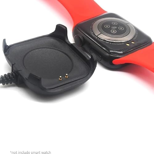 2Pcs Smart Watch Charger Intelligent Watch Magnetic Charger Dock Holder Stand USB Chargeable Charging Cable Adapter