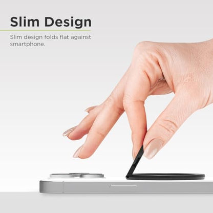 PureGear Magnetic Phone Ring Grip, for MagSafe Kickstand Holder - color: Carbon Fiber