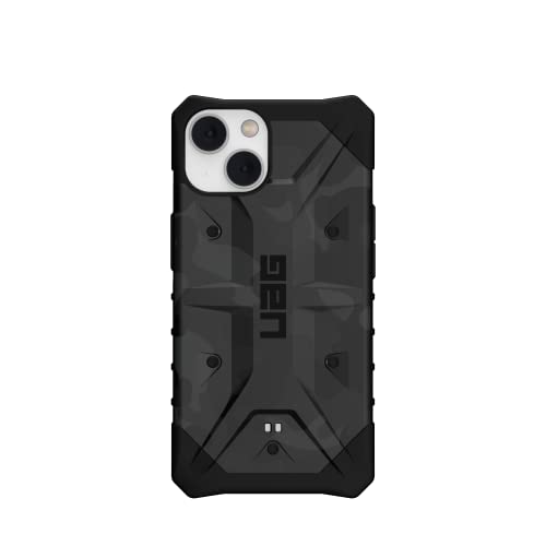 URBAN ARMOR GEAR UAG Designed for iPhone 14 Case Midnight Camo 6.1" Pathfinder SE Slim Lightweight Shockproof Dropproof Rugged Protective Cover Compatible with Wireless Charging - color: Pathfinder SE - Midnight Camo