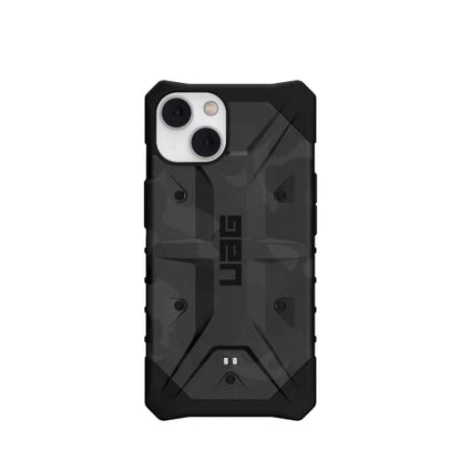 URBAN ARMOR GEAR UAG Designed for iPhone 14 Case Midnight Camo 6.1" Pathfinder SE Slim Lightweight Shockproof Dropproof Rugged Protective Cover Compatible with Wireless Charging - color: Pathfinder SE - Midnight Camo