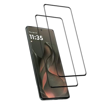 for Motorola Edge (2025) 3D Curved Screen Protector, [2 Pack] Full Coverage Tempered Glass for Motorola Moto Edge 2025 6.7"