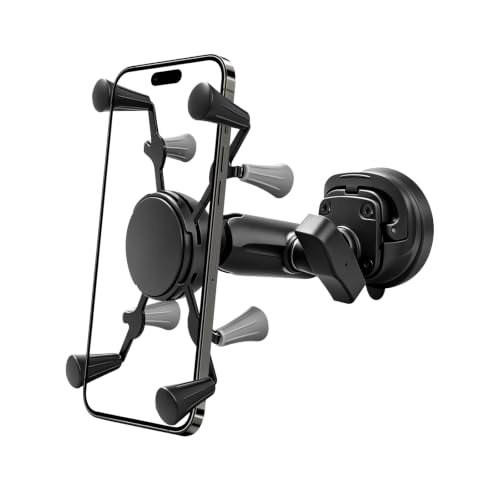 Strg Car Phone Mount with Twist-Lock Suction Cup Base for Car Windshields - size: Suction Cup Base