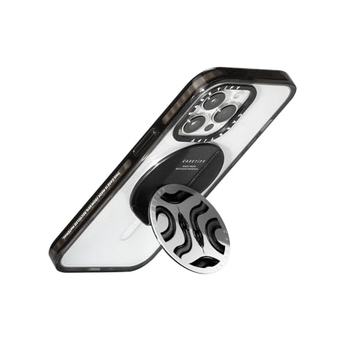 CASETiFY Snappy Grip Stand Compatible with Magsafe - Black Kingsnake - color: Black Kingsnake
