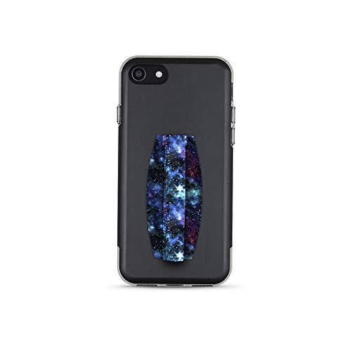 Gear Beast Universal Cell Phone Grip - Ultra Slim Elastic Finger Holder & Phone Stand - color: Navy Tartans