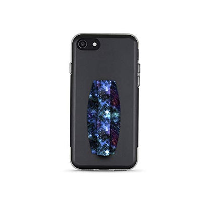 Gear Beast Universal Cell Phone Grip - Ultra Slim Elastic Finger Holder & Phone Stand - color: Navy Tartans