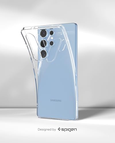 Spigen Liquid Crystal Designed for Galaxy S25 Ultra Case (2025) [Anti-Yellowing], [Military-Grade Protection] - Crystal Clear - color: Crystal Clear, size: 6.8in (Galaxy S25 Ultra)