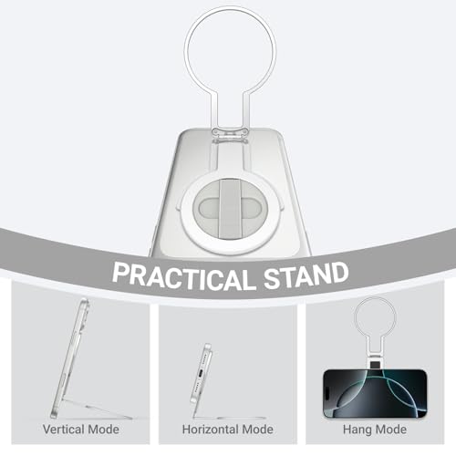 Grat 5 for Magsafe Magnetic Phone Grip Stand, Silver