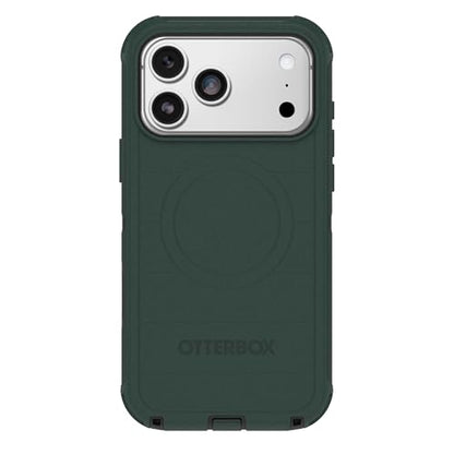 OtterBox iPhone 17 Pro (Only) - Defender Series Case - Roasted Cashew Mist (Green & Black) - Snaps on MagSafe - Tough - Rugged & Durable - color: Roasted Cashew Mist (Green & Black), style: iPhone 17 Pro
