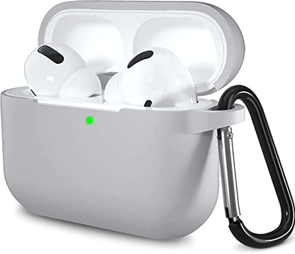 Lerobo for AirPods Pro 2nd/1st Case with Keychain, Gray - color: Gray