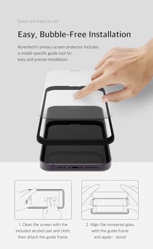 Screen Protector for iPhone 17 / iPhone 16 / iPhone 15 / iPhone 14 / iPhone 13 / iPhone 12 / iPhone 11 Series Display 2 Pack Tempered Glass, Case Friendly (iPhone 15)