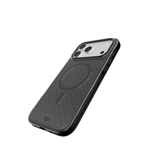 Tech21 EvoCheck Case for iPhone 17 Pro Max – Smokey/Black | Slim Protective Case | Impact Protection | MagSafe Compatible - color: Black, size: iPhone 17 Pro Max