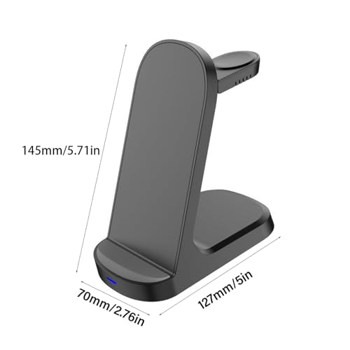 Multifunction Phone Earphone Watch Charging Stand 15W Charging Docking Station Foldable Triple Chargers