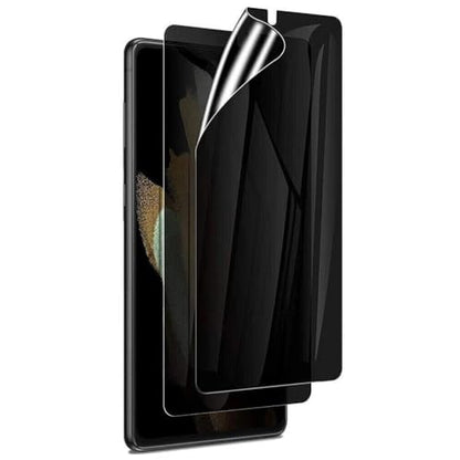 2 Pack Privacy Screen Protector TPU Film Fingerprint Works Compatible with Samsung Galaxy A35 5G, Anti-Spy Anti-Peep 3D Edge Case Friendly