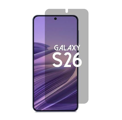 Privacy Screen Protector for Galaxy S26 - Blue Light Blocking Film 6.3" with Alignment Tool Kit [1 Pack] - Support Fingerprint Unlock/Cell Phone Private, Scratch Resistant Film - size: Galaxy S26