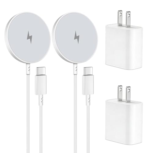 Wireless Magnetic Charger,2Pack Fast Apple Mag-Safe Charger iPhone Magnetic - size: 3FT