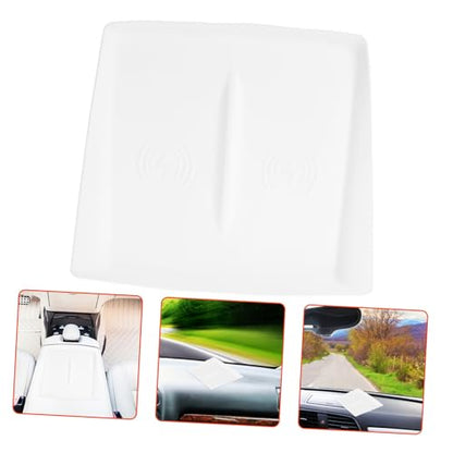 Center Console Charging Mat Silicone Anti-Skid Pad with Charging