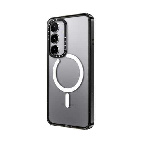 CASETiFY for Galaxy S25+ Case - Impact Magnetic Clear Black | Wireless charging and MagSafe compatible | 8.2 ft. 4X Military Grade Drop Protection | Black - color: Clear Black, size: Galaxy S25+ (6.7")