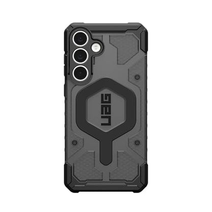 URBAN ARMOR GEAR UAG Designed for Samsung Galaxy S25 FE Case Pathfinder Clear - Magnetic Charging Compatible Rugged Military Grade MIL-STD Protective Cover, Ash/Black - color: Pathfinder Clear - Ash/Black