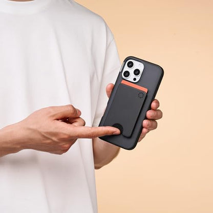 PopSockets Phone Wallet for MagSafe w/o Grip- Black - color: Black No Grip, style: Magsafe No Grip