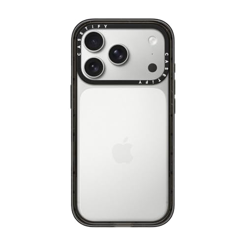 CASETiFY for iPhone 17 Pro Case - Impact Clear Black | Slim Fit | 8.2 ft. 4X Military Grade Drop Protection | Black - color: Clear Black, size: Iphone 17 Pro (6.3")