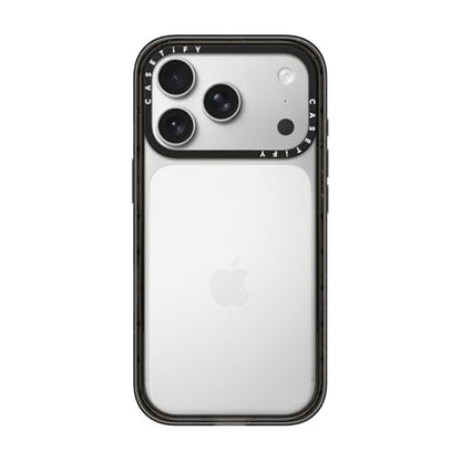 CASETiFY for iPhone 17 Pro Case - Impact Clear Black | Slim Fit | 8.2 ft. 4X Military Grade Drop Protection | Black - color: Clear Black, size: Iphone 17 Pro (6.3")