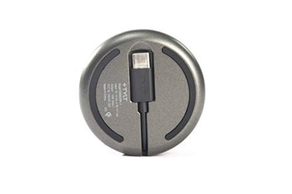 TYLT Medallion- Portable QI Wireless Charging Pad, Fast Wireless Charger QI Certified 10W Max Compatible to Apple, Samsung, Wireless Buds, and Other Capable Devices | Connects to Laptop & Powerbank