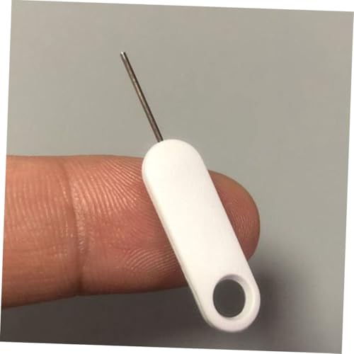 20pcs White Sim Ejectors with Stainless Steel Plastic Pin Tool