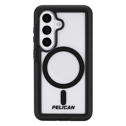 Pelican Voyager Samsung Galaxy S26 Case - Rugged Phone Case - Black/Clear | Magnetic & Wireless Charging Case with 24ft Military-Grade Drop Protection & Belt Clip Holster for Samsung Galaxy S26 - color: Voyager Black/Clear, size: Samsung Galaxy S26