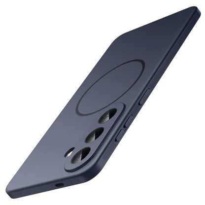 JETech Slim Magnetic Case for Samsung Galaxy S26, Anti-Slip, Deep Blue | Compatible with MagSafe, Full Camera Lens Protection, Soft TPU Cover, Shockproof - color: Deep Blue, size: Galaxy S26